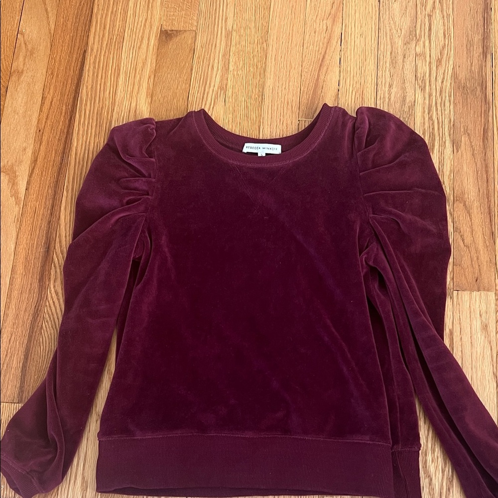 Rebecca Minkoff Plum Velvet Top